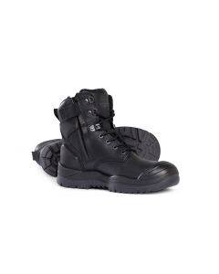 Mongrel 561020 Black High Ankle ZipSider Boot